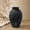 Black, variant on Black Ceramic Vase 9" Rustic Farmhouse Decorative Vase for Home Decor NOVATRAX