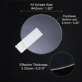 thumbnail image 3 of Uxcell 5 Packs 42mm Violet Anti Glare High AL Tempered Glass Smart Watch Screen Protectors, 3 of 7