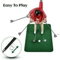 Abco Tech Mini Golf Indoor Kit Portable MiniGolf Mat with Set of 6