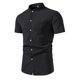 thumbnail image 3 of Camisas de cuello alto de manga corta estilo chino retro de verano para hombres, 3 of 5