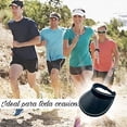 thumbnail image 5 of Visera Gorro Deportivo Protector Solar Y Rayos UV | para Exteriores Hombre/Mujer (Negro/Blanco) MIMA 2 Moderno, 5 of 5