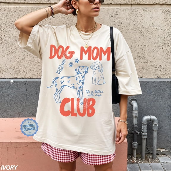 Dog Mom Club Shirt, Dog Mom Social Club, Dog Lover, Fur Mama Tshirt, Life is Better With a Dog Shirt, Pet Lover, Dog Mom Era Shirt All Size S-5Xl