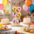 thumbnail image 1 of Soporte de Madera para Donas con Los Números Del 0 Al 4 para Fiestas de Cumpleaños, Bodas y Graduaciones. Estante Resistente de Madera Natural para Exhibir Donas, Pasteles o Dulces En La Mesa de Post, 1 of 6