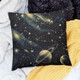 thumbnail image 2 of BANET Throw Pillow Cover Black Field Warm for Home Office Sofa Chair Bedroom 22x22in, 2 of 5