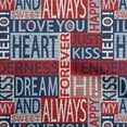 thumbnail image 1 of oneOone Polyester Spandex Red Fabric Abstracts Diy Clothing Quilting Fabric Print Fabric By Yard 56 Inch Wide, 1 of 6