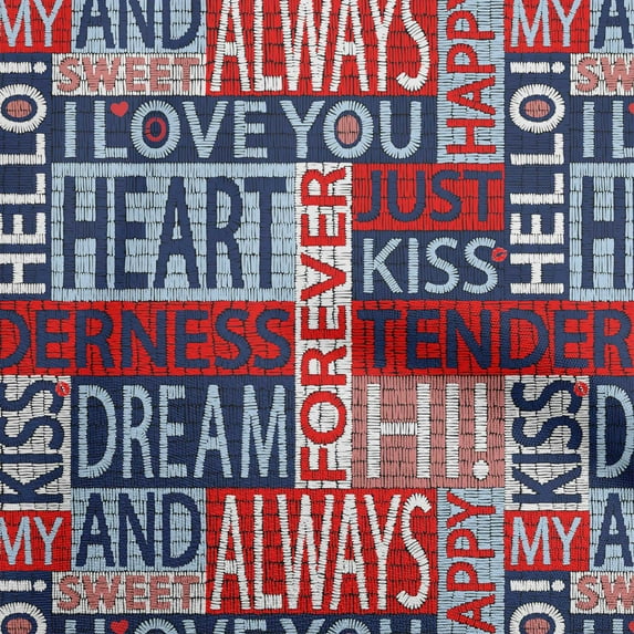 oneOone Polyester Spandex Red Fabric Abstracts Diy Clothing Quilting Fabric Print Fabric By Yard 56 Inch Wide