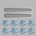 thumbnail image 1 of RENACLIPY 18Pcs Durable Plated Silver Iron Blockade Nuts for Home Use Furniture Fixing and Pressure Distribution, 1 of 7