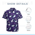 thumbnail image 7 of High Quality Hawaiian Shirts for Men Short Sleeve Aloha Beach Shirt Floral Summer Casual Button Down Shirts Blouses 3XZZ4H, 7 of 7