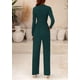 thumbnail image 2 of Mono Enterizo PRETTYGARDEN Verde Oscuro Manga Larga Talla M, 2 of 8