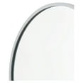 thumbnail image 3 of Better Bevel 36” x 36” Grey Rubber Framed Mirror | Round Bathroom Wall Mirror, 3 of 9