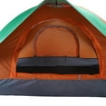 thumbnail image 4 of 2-Person Double Door Camping Dome Tent Orange & Green, 4 of 8