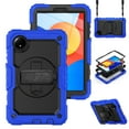 thumbnail image 1 of XYX For Xiaomi Redmi Pad SE 8.7 inch 2024, 360 Rotating Shockproof Cover with Stand, Screen Protector, Shoulder Strap, Blue, 1 of 7