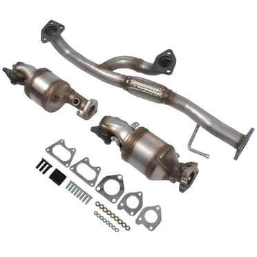 GELUOXI Flex Pipe & Bank1/Bank2 Catalytic Converter Kit for Honda Accord 3.5L 2008-2012 5547998115