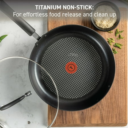 T-Fal - Ultimate Hard Anodized Nonstick 12-Piece Cookware Set - Gray