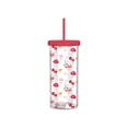 thumbnail image 1 of Vaso para bebidas frías Silver Buffalo Sanrio Hello Kitty de 600 ml con tapa, 1 of 2