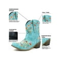 thumbnail image 5 of Ymiytan Women Fashion Wide Calf Western Cowgirl Cowboy Boots Embroidery Ankle Boots Shoes, 5 of 8
