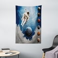thumbnail image 1 of Outer Space Tapestry, Planetary Circles with Geometric Figures Neptune Astral Rocket Vintage Print, Wall Hanging for Bedroom Living Room Dorm Decor, 40W X 60L Inches, Multicolor, by Ambesonne, 1 of 2