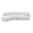 thumbnail image 5 of Juiluna Upholstered Sofa Couch Modern Luxury Sofa Boucle Chaise Couch For Guest Room Office Living Room Bedroom, 5 of 9