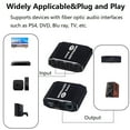 thumbnail image 2 of JIAHAOO Interrupteur Audio Optique 3x1 Toslink, SPDIF, Aluminium, Support Dolby/DTS, Télécommande Sélectionnable, Portée 40m, Kit d'Interrupteur Audio, 2 of 8