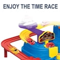 thumbnail image 5 of Set de pista de tren de juguete Montessori, coche de carreras, aventura, regalo para niños, 5 of 5