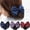 Dark Purple, variant on LINASHI Women Ruched Bowk Bow Snood Net Bun Cover Barrette Hair Clip Accessory for Hotel Waitress, Air Hostess, Nurse