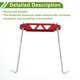 thumbnail image 2 of Soporte de sujeción de batería universal Unique Bargains, soporte de batería de aluminio rojo, 1 juego con gancho en J, tuerca, arandelas y fundas protectoras, 2 of 6