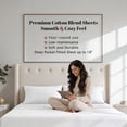 thumbnail image 6 of Superior Cotton Blend 800 Thread Count Sheet Set, Split King, White, 6 of 8