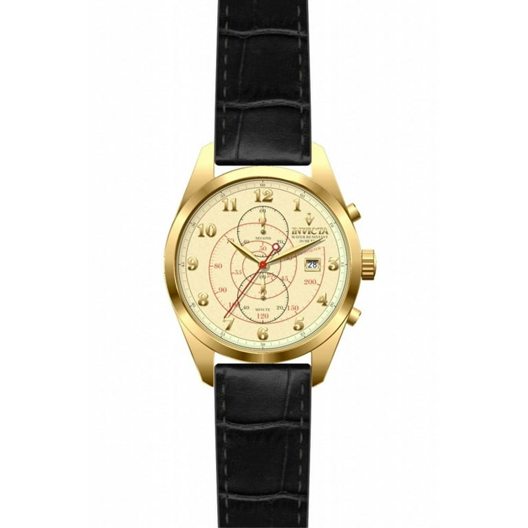 Invicta Men's 12388 Vintage Chronograph Gold Tone Stainless Steel