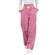 thumbnail image 2 of Pantalones Bóxer de Cuadros A Rayas para Mujer, de Algodón, para Estar en Casa, Informales, Estilo Y2K, con Bolsillos Rojo XXL, 2 of 9