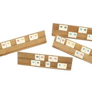 Front Porch Classics, Rummikub Vintage Edition in All-Wood Storage Case with 4 Built-in Player Trays and 106 Rummikub Tiles, for 2 to 4 Players Ages 8 and Up