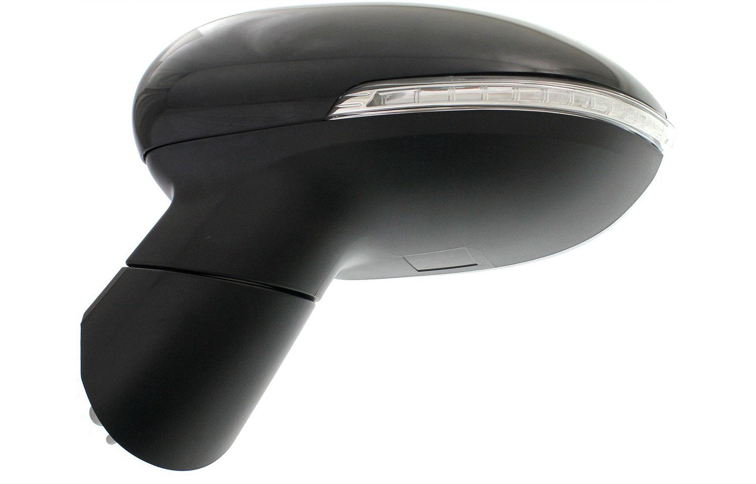 Mirror Compatible With 2012-2014 Kia Rio Left Driver Side Heated In-housing Signal Light Paintable Kool-Vue