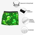 thumbnail image 5 of Wukai St Patrick's Day2 Print Men’s Underwear Breathable Boxer Briefs,&nbsp;Moisture Wicking & Breathable-XX-Large, 5 of 7