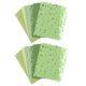 thumbnail image 1 of Uxcell 32 Hojas de Papel Texturizado para Scrapbook, Conjunto de Papel Especial de Malla para Scrapbooking, Verde, 1 of 6