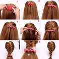 thumbnail image 4 of Outil de Coiffure à Tresse Rouleau Portable Outil de Coiffure DIY Tresse de Mariée Tresse Torsadée Rouge, 4 of 5