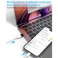 thumbnail image 6 of USB C Male to USB Female and Type C Female to OTG 3.0 Male Cable Adapter(6 Pack)for iPhone 16 15 Pro Max Thunderbolt Charger Converter for Apple for iPad Car Data Transfer Compatible for Samsung S25, 6 of 7