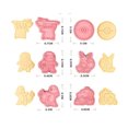 thumbnail image 5 of 3D Cookie Cutter Mold with Pusher for Kids 6 PCS Different Shape Cookie Cutters Baking Tools for Cutting Cakes, Cookies, Fruit, Chocolate, 5 of 5