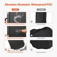 thumbnail image 3 of KFFKFF Electric Guitar Hard Case, 43.11 in Rectangular Guitar Hard Case, With Lock Latch Keys Handle, PVC Padding Soft Lining Water-Resistant Hard Shell Guitar Cases, Black, 3 of 9
