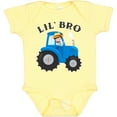 thumbnail image 3 of Inktastic Farmer Tractor Little Bro Boys Baby Bodysuit, 3 of 5