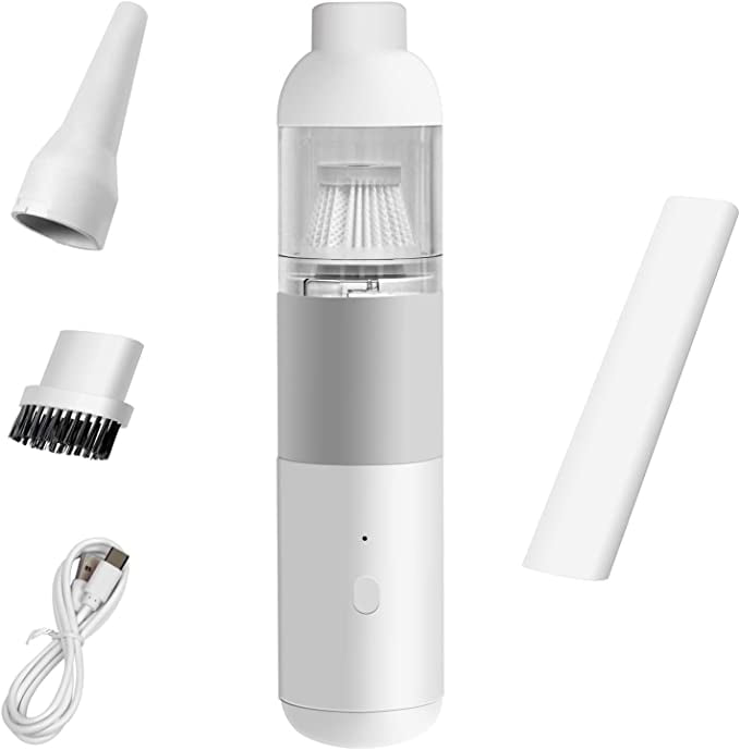BIGUY Mini car Vacuum Cleaner, Small Handheld Vacuum Cordless,Fast