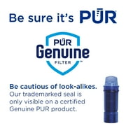 PUR 30-Cup Water Filter Dispenser System, W 15.3 x H 10.1 x L 5.3, White/Blue, DS1810ZA