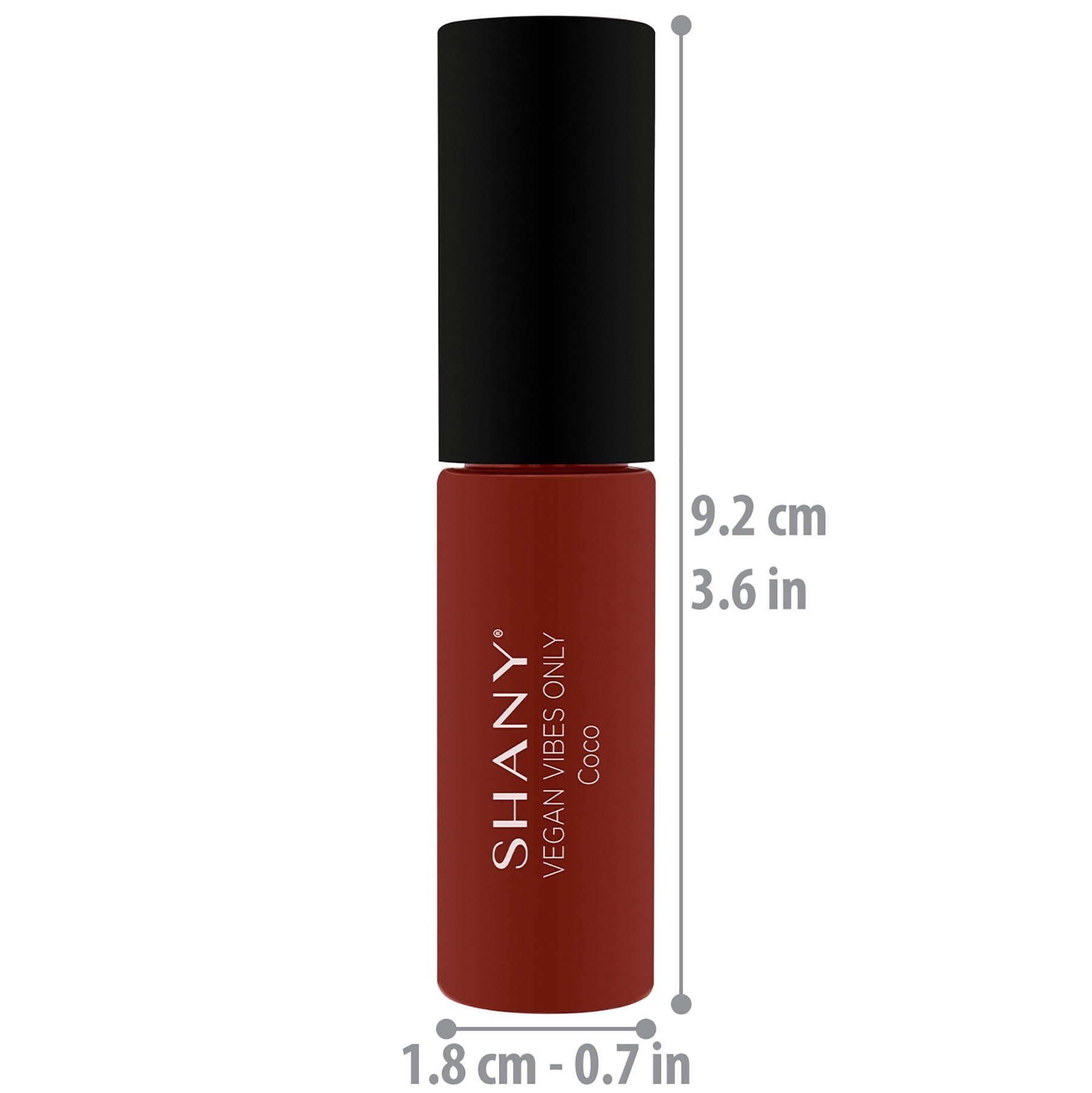 SHANY Vegan Vibes Liquid Lipstick Matte Lip Color Long-Lasting Matte Finish Lip Stain Lip Makeup - COCO
