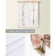 thumbnail image 5 of Roses Pink Flowers Curtains for Living Room Bedroom Modern Tie Up Window Curtain Kitchen Short Curtain, 5 of 5