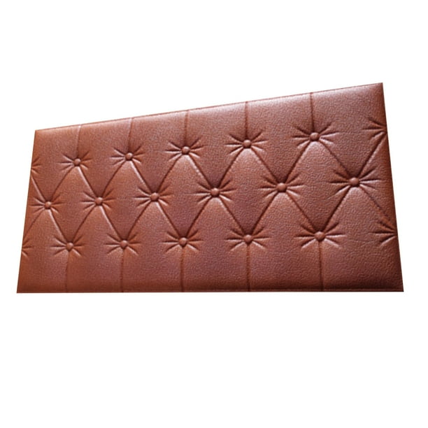 Pegatinas de pared 3D autoadhesivas para el fondo de la TV, decoración del hogar, sala de estar y dormitorio (café)