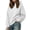 White, variant on Cmtiyu Hoodies for Women Oversized Drop the Shoulder Long Sleeve Hooded Sweatshirts Fall Fashion Loungwear Pullover Tops S-2XL