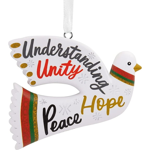 Inspiration Bird Hallmark Mahogany Ornament