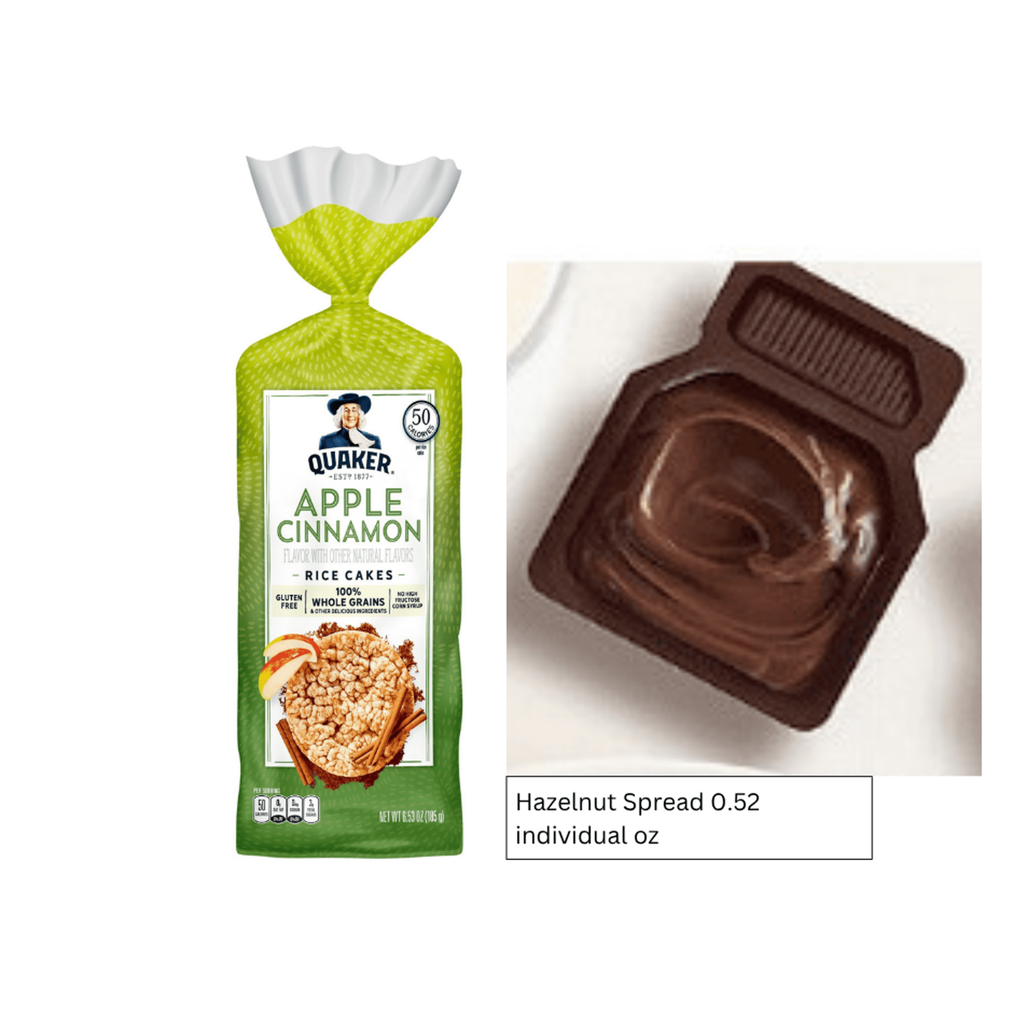 Quaker Rice Cakes Apple Cinnamon Crunch Gluten-Free 6.53 oz