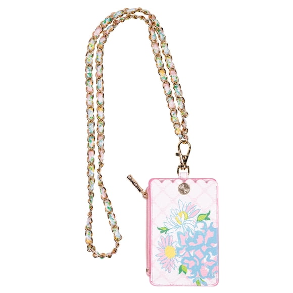 Lilly Pulitzer ID Case with Lanyard, Keychain Wal