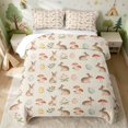 thumbnail image 2 of Erosebridal Bunny Quilt Full for Boys Girls, Woodland Mushrooms Full Bedspread Sets, 3 Pieces 1 Coverlet and 2 Pillowcases, 2 of 7