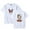 White, variant on Lil Skies Butterfly Ribs Tee Merch pop graphics print Crewneck Unisex Trend Casual Short Sleeve Top