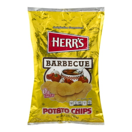 Herr's Barbecue Potato Chips, 9.5 Oz.